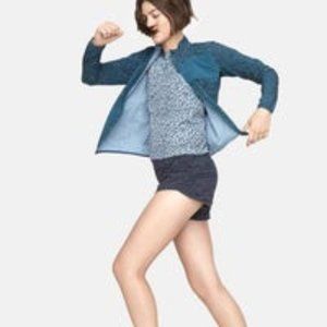 Outdoor marine confetti zip up jacket Sz XS